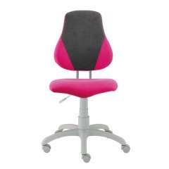 Dětská rostoucí židle Fuxo V-Line růžová/šedá